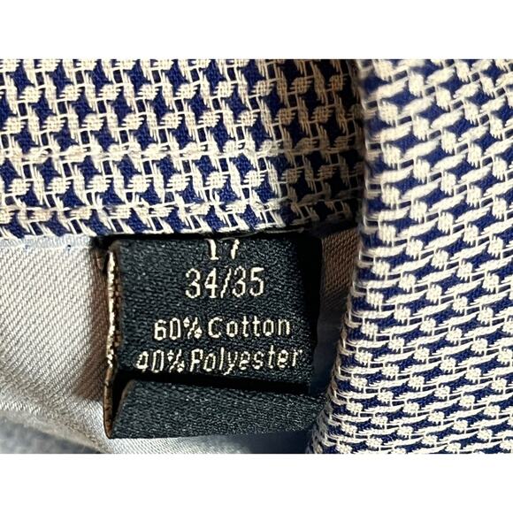 Original Penguin Men's Geometric Print Long Sleeve Dress Shirt - Picture 7 of 11